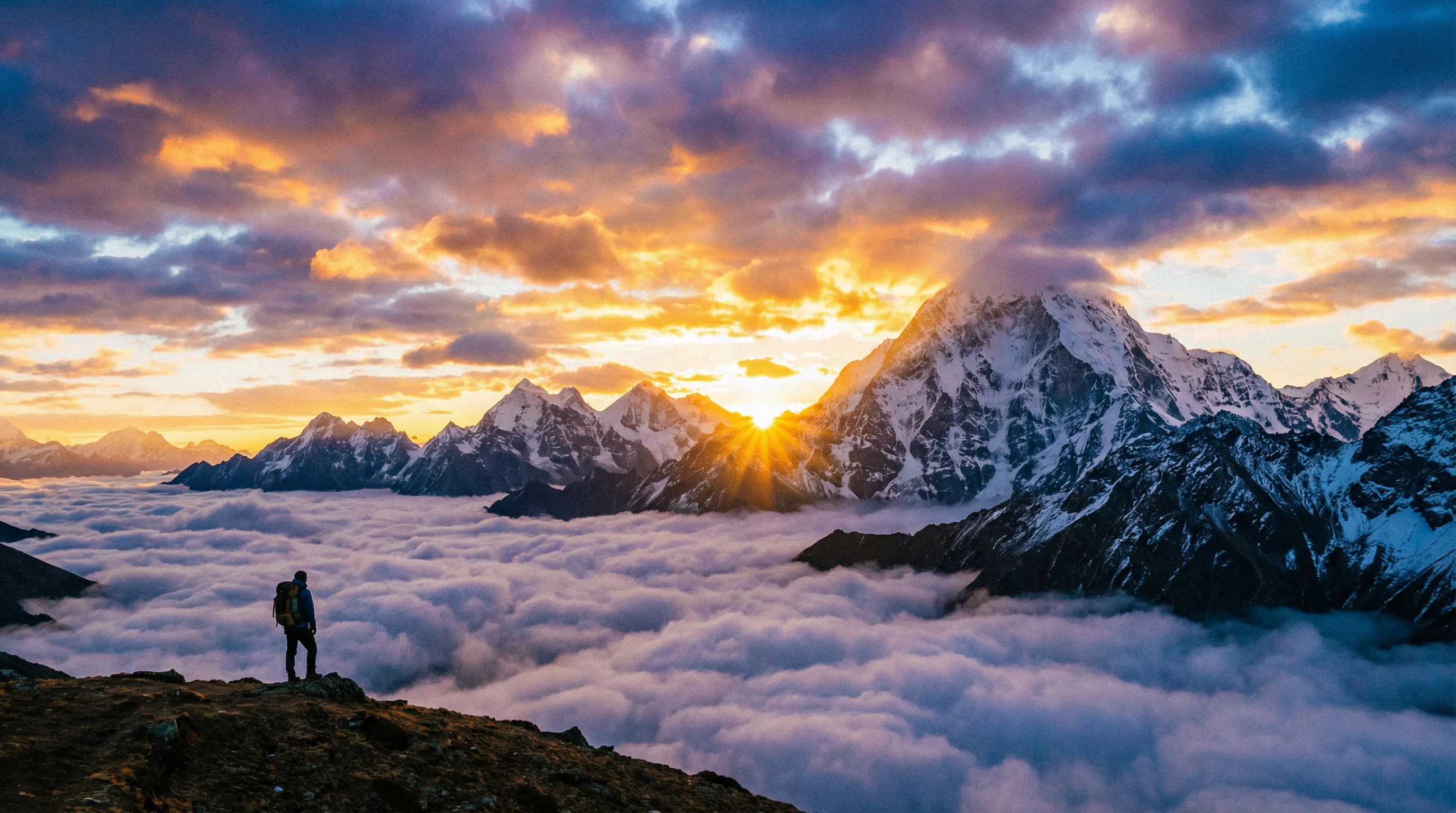 黑丝热门视频 - 高山云海日出